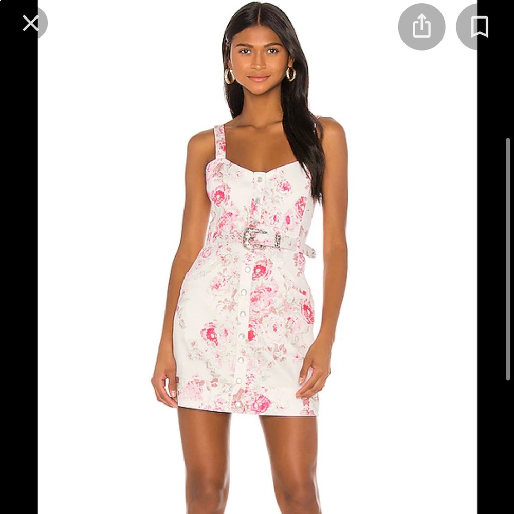 For Love and Lemons Weston Denim Mini dress